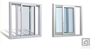  انواع بازشو در و پنجره دوجداره -کشویی